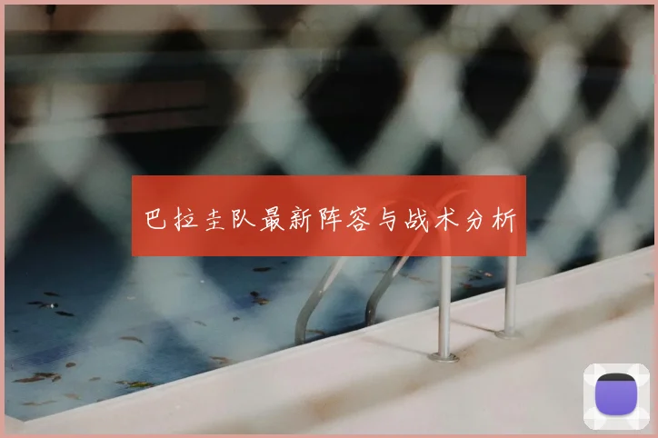 巴拉圭队最新阵容与战术分析